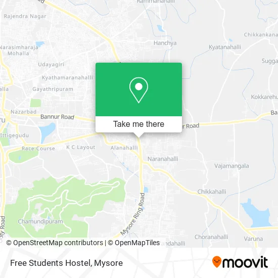 Free Students Hostel map