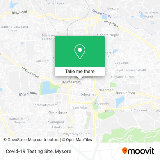 Covid-19 Testing Site map