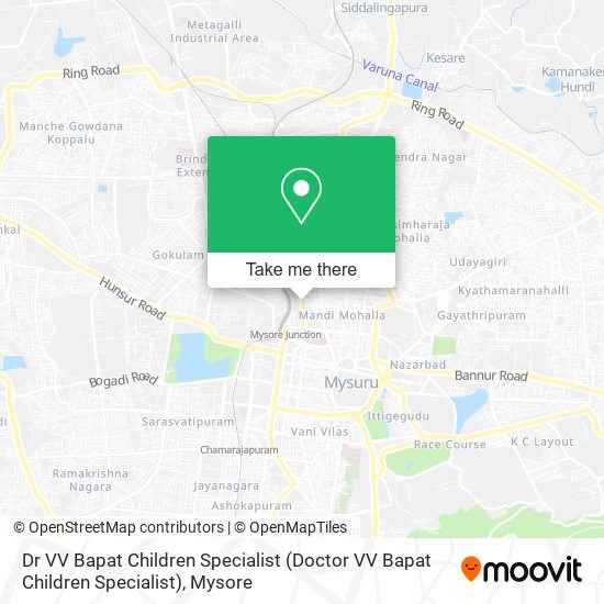 Dr VV Bapat Children Specialist map