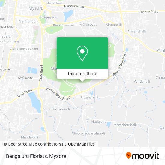 Bengaluru Florists map