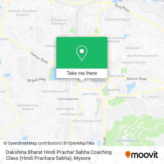 Dakshina Bharat Hindi Prachar Sabha Coaching Class (Hindi Prachara Sabha) map