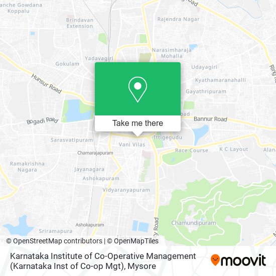 Karnataka Institute of Co-Operative Management (Karnataka Inst of Co-op Mgt) map