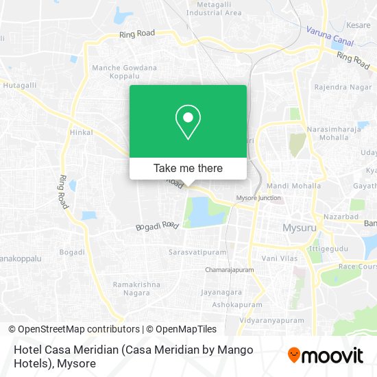 Hotel Casa Meridian (Casa Meridian by Mango Hotels) map