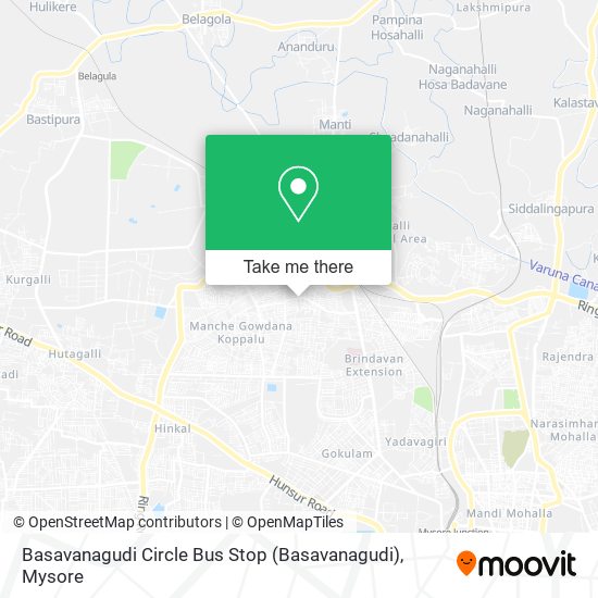 Basavanagudi Circle Bus Stop map