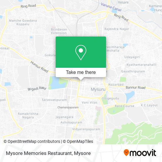 Mysore Memories Restaurant map