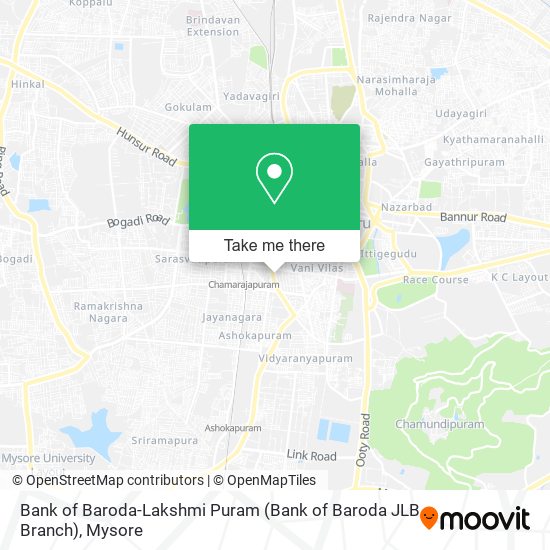 Bank of Baroda-Lakshmi Puram (Bank of Baroda JLB Branch) map