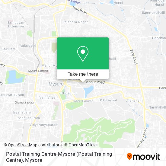 Postal Training Centre-Mysore map