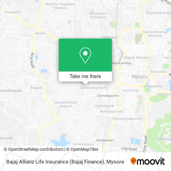 Bajaj Allianz Life Insurance (Bajaj Finance) map