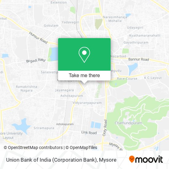 Union Bank of India (Corporation Bank) map