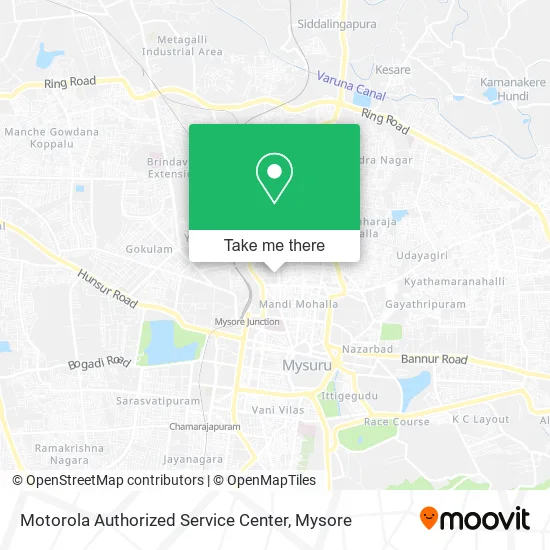 Motorola Authorized Service Center map