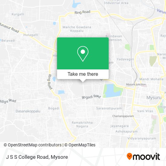 J S S College Road map