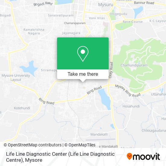 Life Line Diagnostic Center map