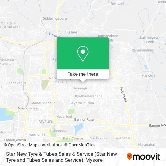 Star New Tyre & Tubes Sales & Service map