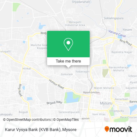 Karur Vysya Bank (KVB Bank) map