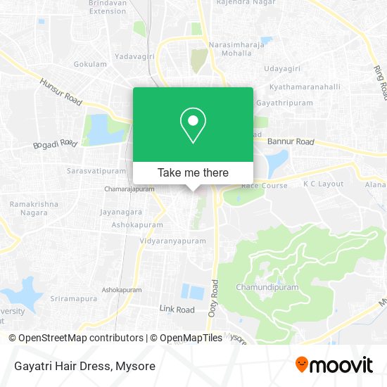 Gayatri Hair Dress map