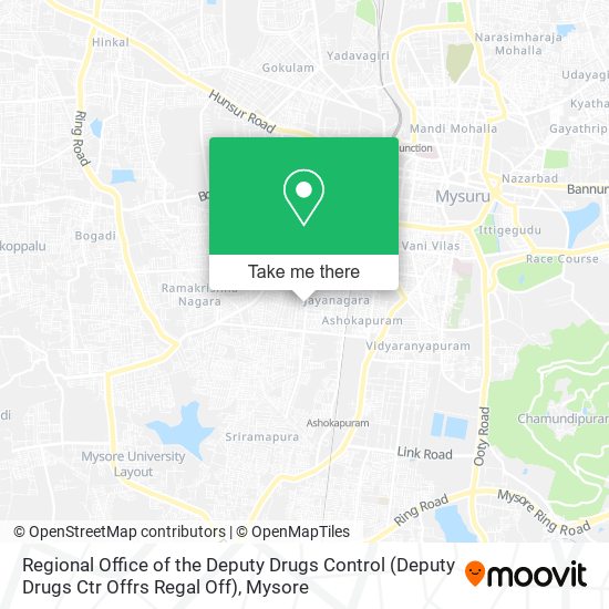 Regional Office of the Deputy Drugs Control (Deputy Drugs Ctr Offrs Regal Off) map