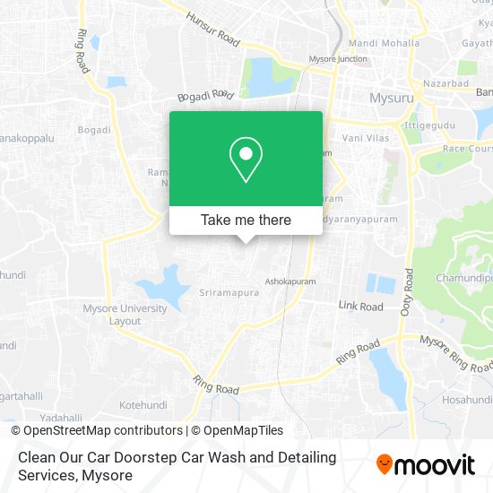 Clean Our Car Doorstep Car Wash and Detailing Services map