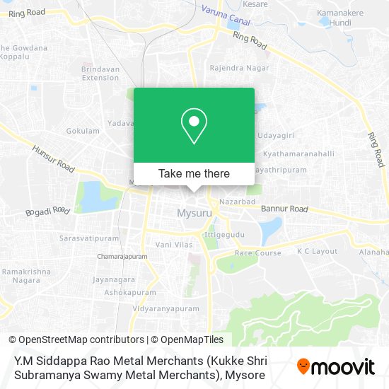 Y.M Siddappa Rao Metal Merchants (Kukke Shri Subramanya Swamy Metal Merchants) map