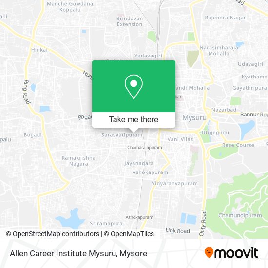 Allen Career Institute Mysuru map