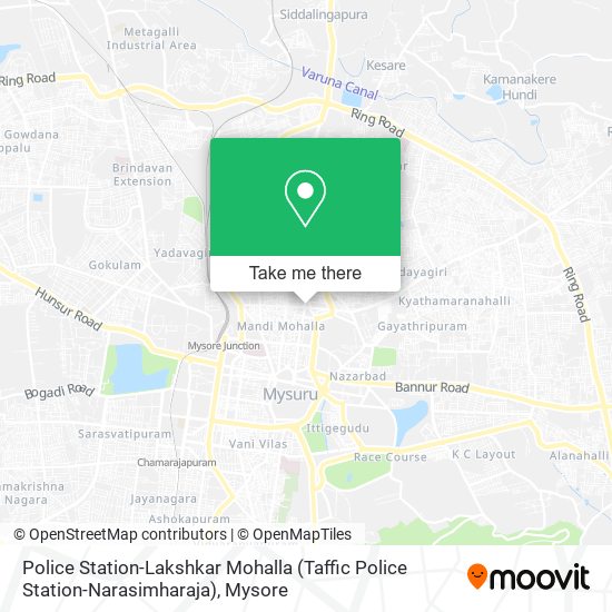 Police Station-Lakshkar Mohalla (Taffic Police Station-Narasimharaja) map