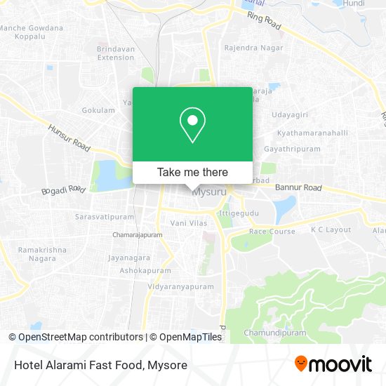 Hotel Alarami Fast Food map