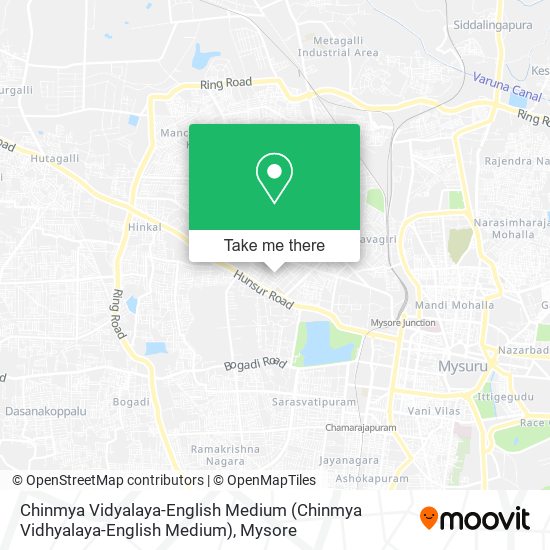 Chinmya Vidyalaya-English Medium map