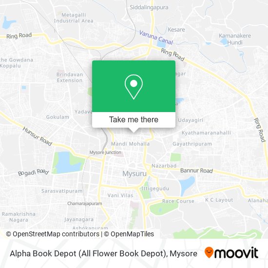 Alpha Book Depot (All Flower Book Depot) map