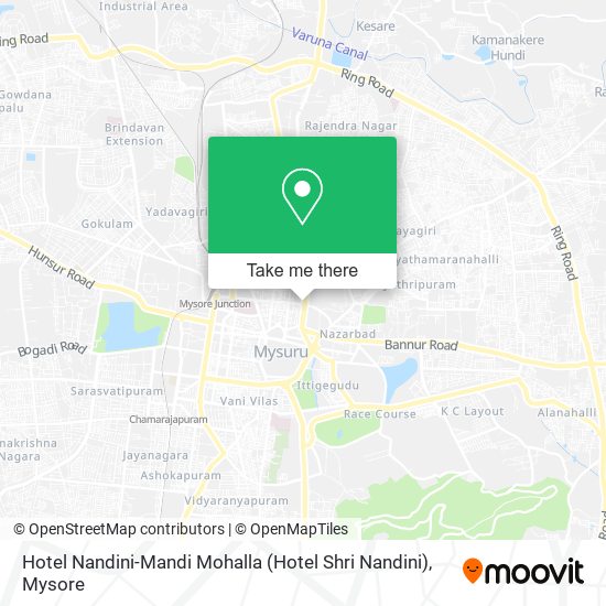 Hotel Nandini-Mandi Mohalla (Hotel Shri Nandini) map