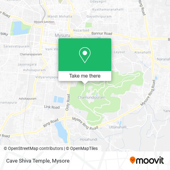Cave Shiva Temple map