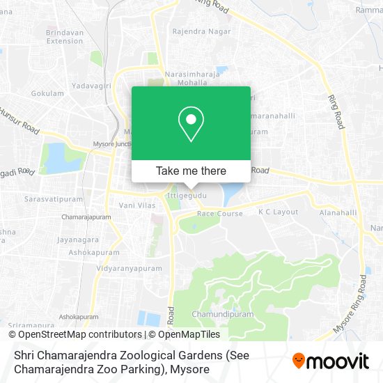 Shri Chamarajendra Zoological Gardens (See Chamarajendra Zoo Parking) map