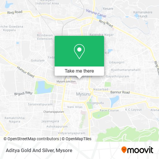 Aditya Gold And Silver map