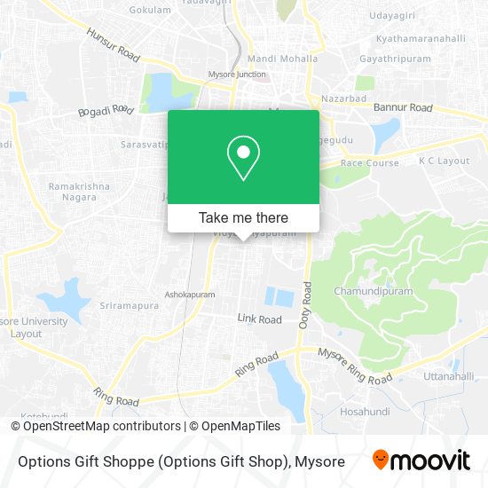 Options Gift Shoppe map