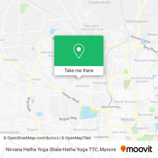 Nirvana Hatha Yoga Shala-Hatha Yoga TTC map