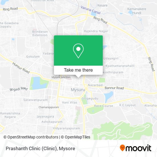 Prashanth Clinic map