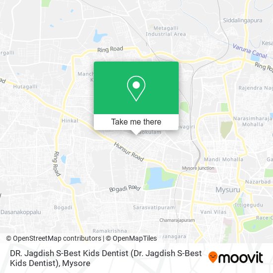 DR. Jagdish S-Best Kids Dentist map