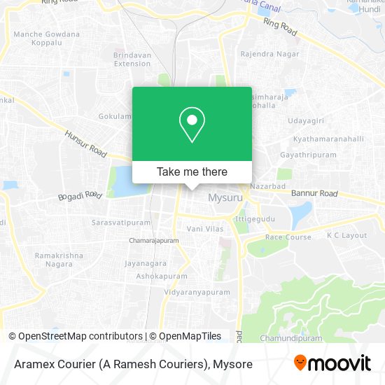 Aramex Courier (A Ramesh Couriers) map