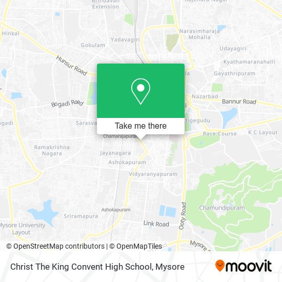 Christ The King Convent High School map