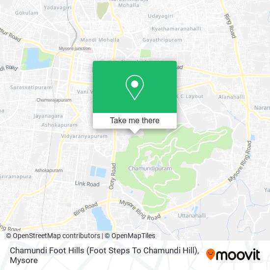 Chamundi Foot Hills (Foot Steps To Chamundi Hill) map