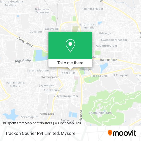 Trackon Courier Pvt Limited map