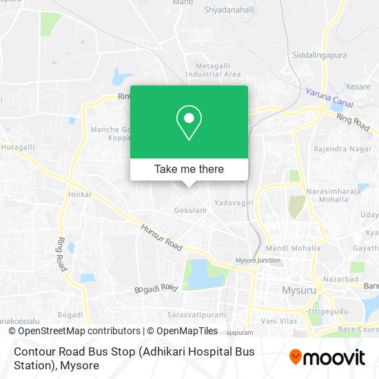 Contour Road Bus Stop (Adhikari Hospital Bus Station) map
