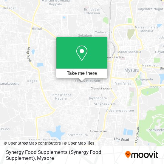 Synergy Food Supplements map