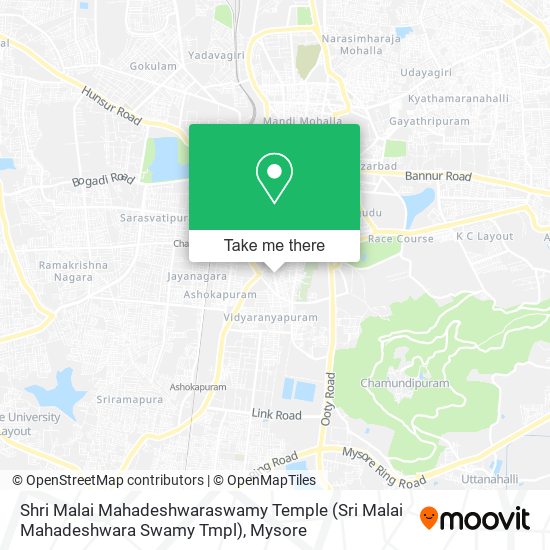 Shri Malai Mahadeshwaraswamy Temple (Sri Malai Mahadeshwara Swamy Tmpl) map