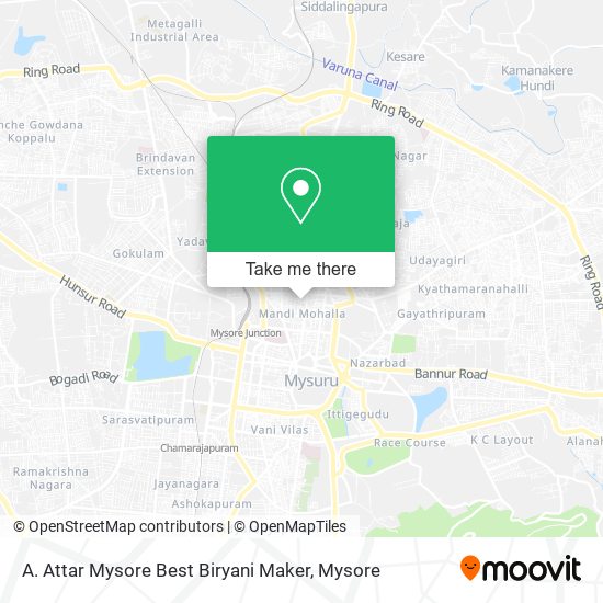 A. Attar Mysore Best Biryani Maker map