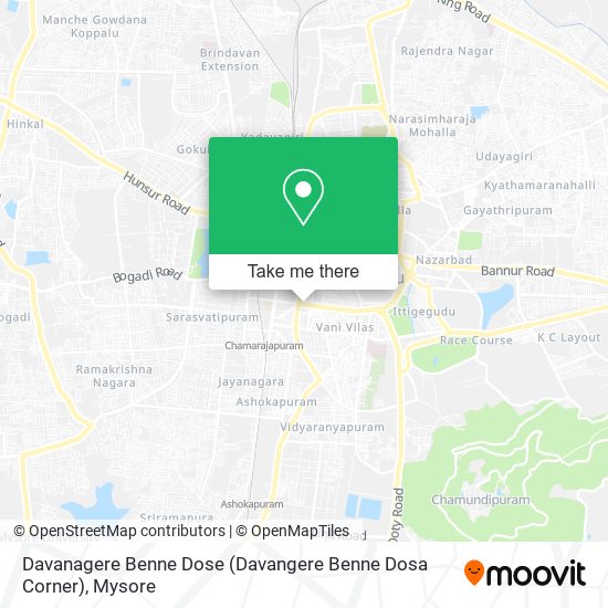 Davanagere Benne Dose (Davangere Benne Dosa Corner) map