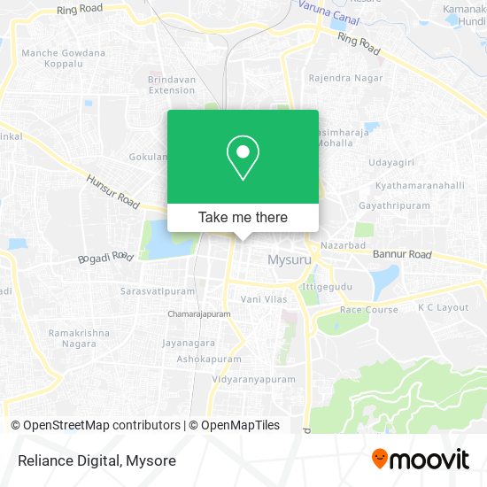 Reliance Digital map