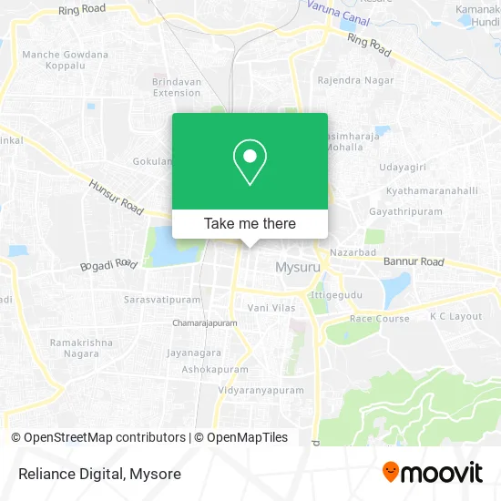 Reliance Digital map