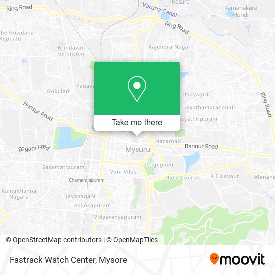 Fastrack Watch Center map