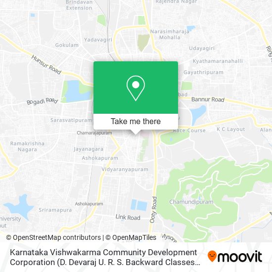 Karnataka Vishwakarma Community Development Corporation map