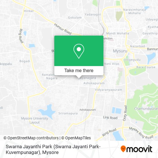 Swarna Jayanthi Park (Swarna Jayanti Park-Kuvempunagar) map