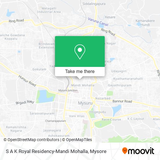 S A K Royal Residency-Mandi Mohalla map